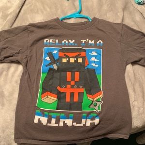 Boys “relax, I’m a ninja” tee